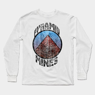 Pyramid Mines Grunge effect Long Sleeve T-Shirt